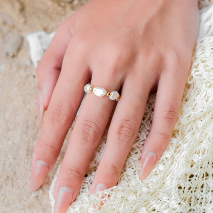 [Royal Vicky]Fiji Pearl Band Ring