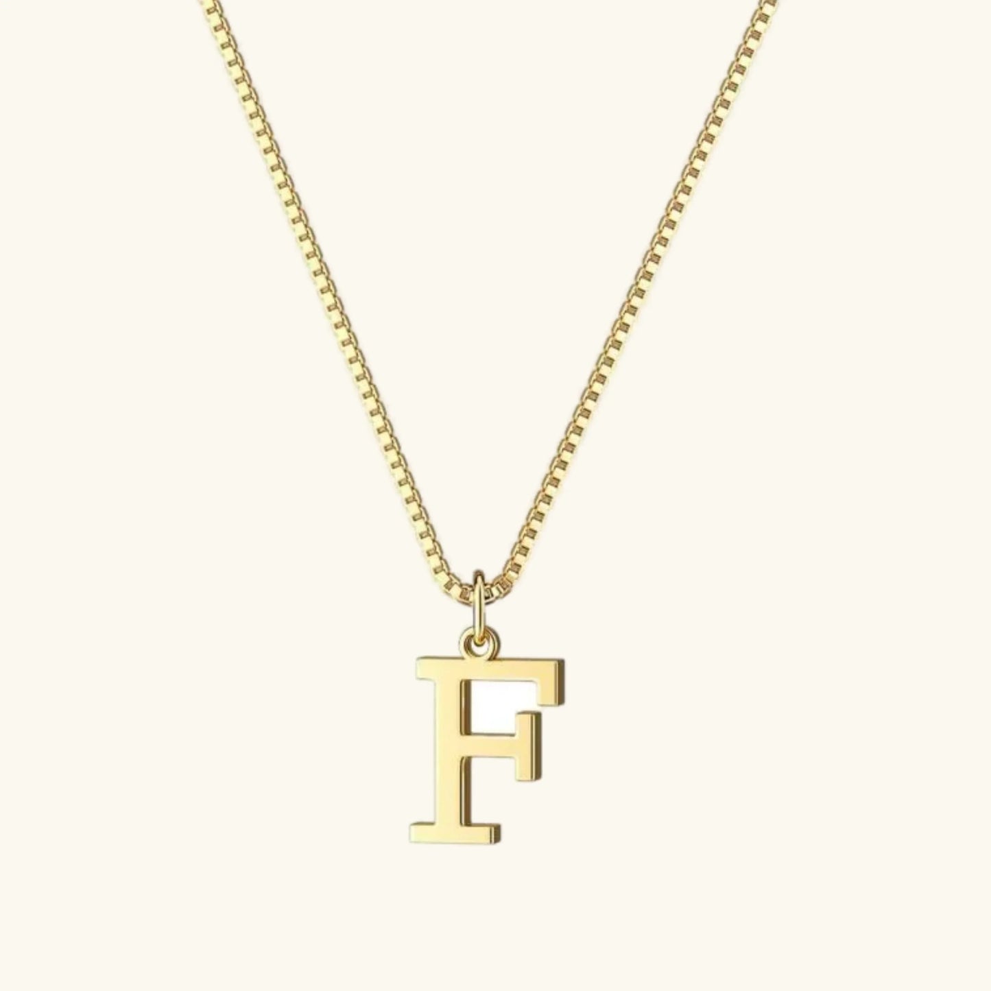 [Royal Vicky]Therese Letter Initial Gold Necklace