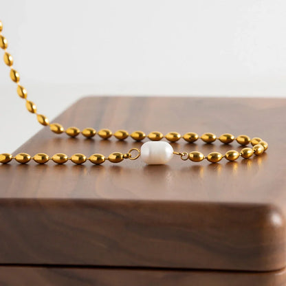 [Royal Vicky]Neptune Freshwater Pearl Necklace