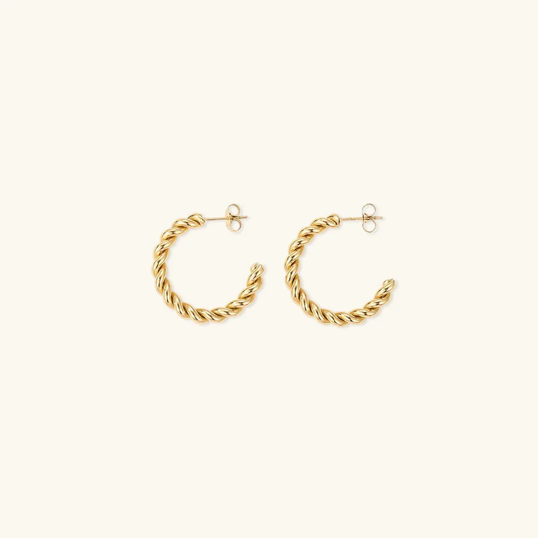 [Royal Vicky]Gigi Twist Gold Earrings