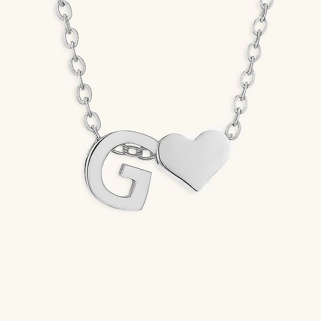 [Royal Vicky]Ria Initial Letter Gold Necklace