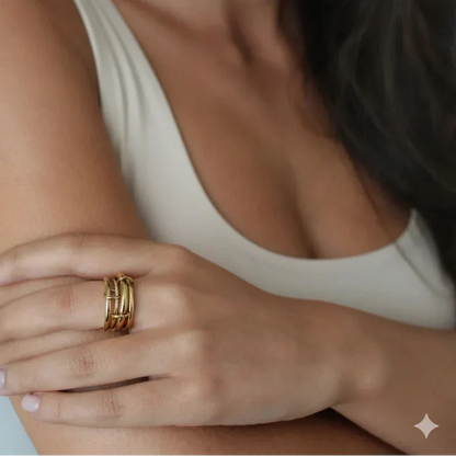 [Royal Vicky]Christabel Diamond Ring Stack