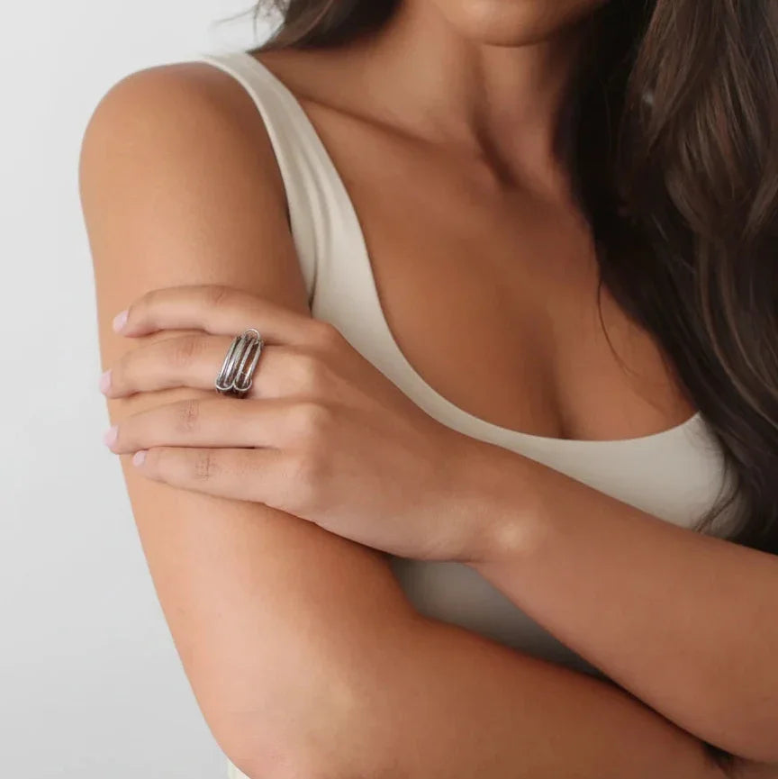 [Royal Vicky]Emmanuelle Diamond Ring Stack
