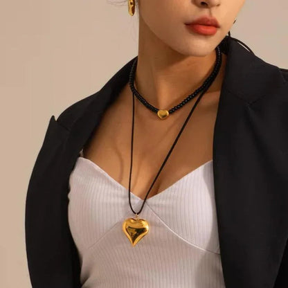 [Royal Vicky]Lavine Heart Necklace