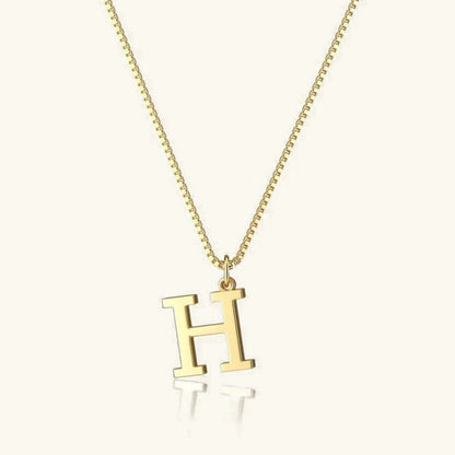 [Royal Vicky]Therese Letter Initial Gold Necklace