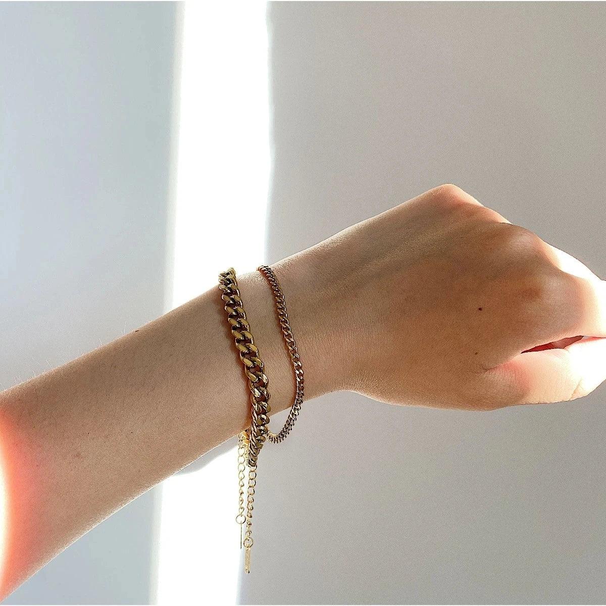 [Royal&Vicky]Jean Goldketten-Armband