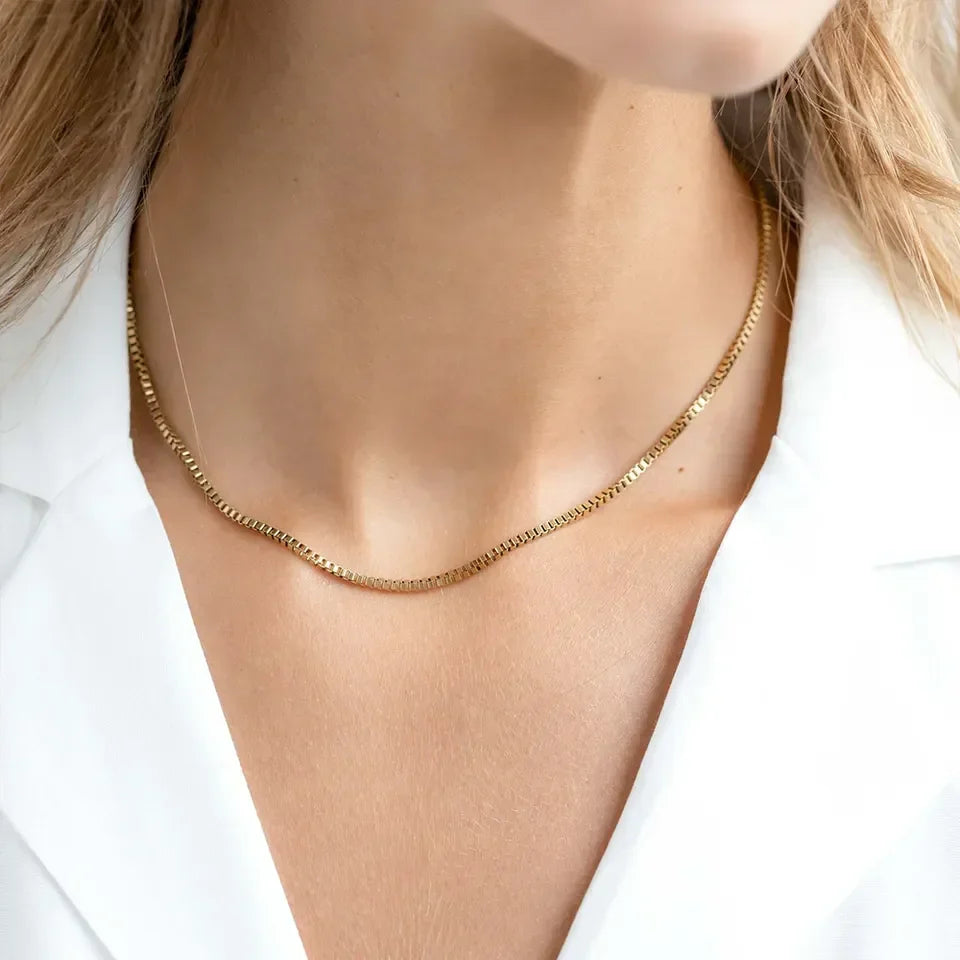 [Royal Vicky]Geordyn Gold Chain Necklace