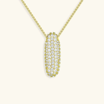 [Royal Vicky]Bubble Initial Diamond Necklace