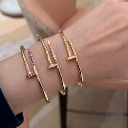 [Vicky Jewelry]JUSTE BRACELET 2.5MM DIAMONDS NEW