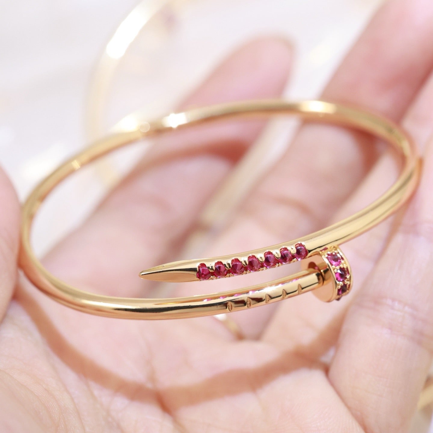 [Vicky]JUSTE BRACELET 2.5MM DIAMONDS NEW