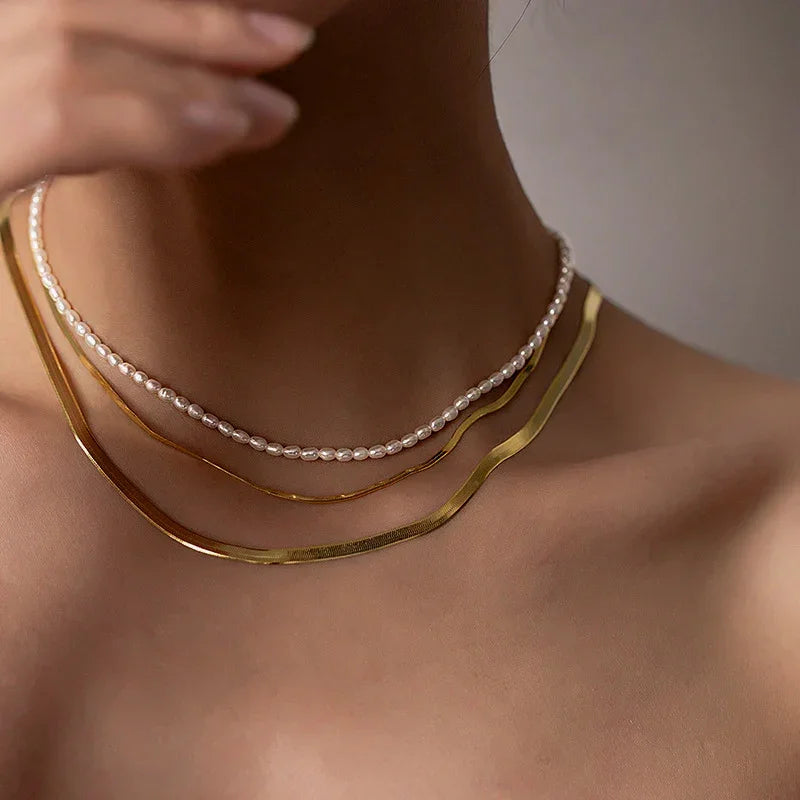[Royal Vicky]Avaria Freshwater Pearl Choker