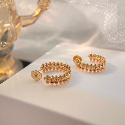 [Vicky]CLASH SMALL HOOP EARRINGS