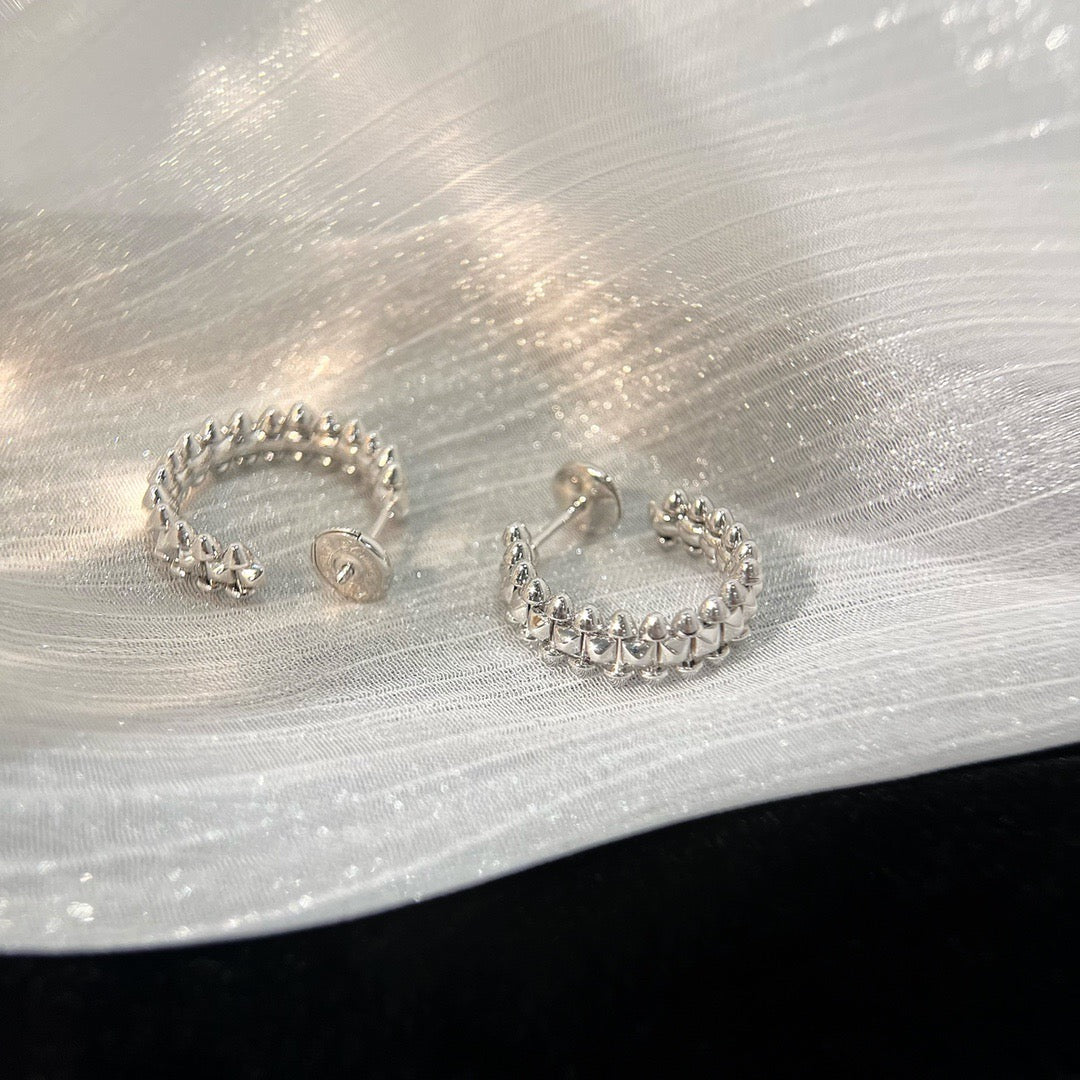 [Royal&Vicky]CLASH SMALL HOOP EARRINGS