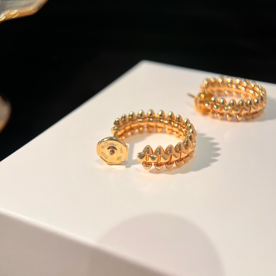 [Royal&Vicky]CLASH SMALL HOOP EARRINGS