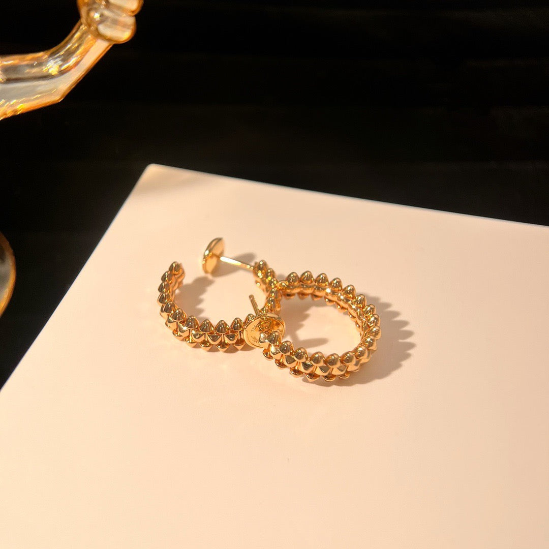 [Royal&Vicky]CLASH SMALL HOOP EARRINGS