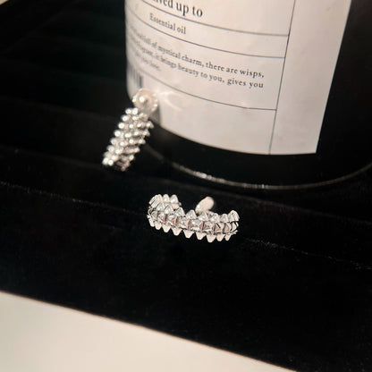 [Vicky]CLASH SMALL HOOP EARRINGS