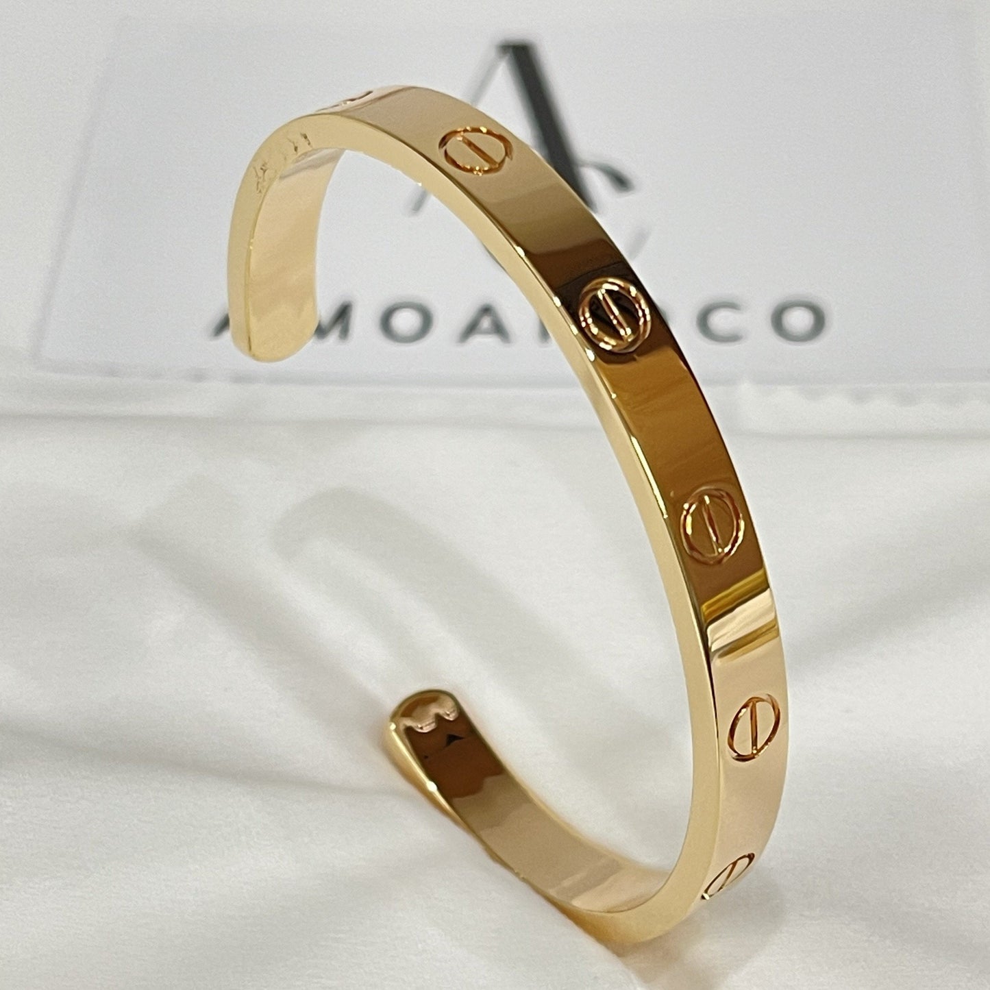 [Vicky] Liebesarmband, 6,1 mm, offene Manschette 