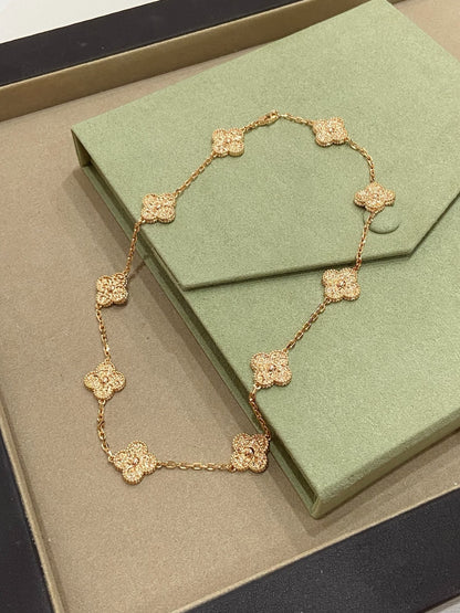 [Vicky]CLOVER 6 MOTIFS BRONZING BRACELET