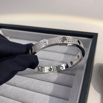 [Vicky] LIEBESARMBAND 6,1 MM DIAMANTBESAMT KERAMIK 