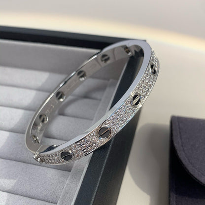 [Vicky] LIEBESARMBAND 6,1 MM DIAMANTBESAMT KERAMIK 