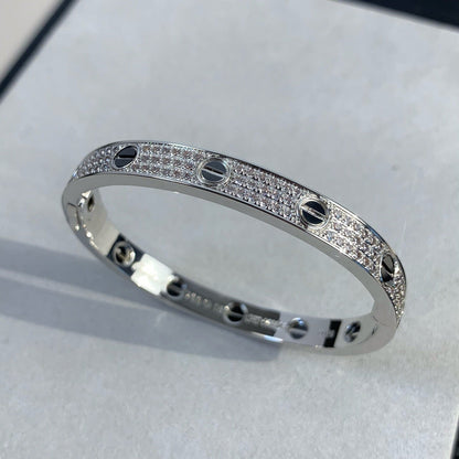 [Vicky] LIEBESARMBAND 6,1 MM DIAMANTBESAMT KERAMIK 