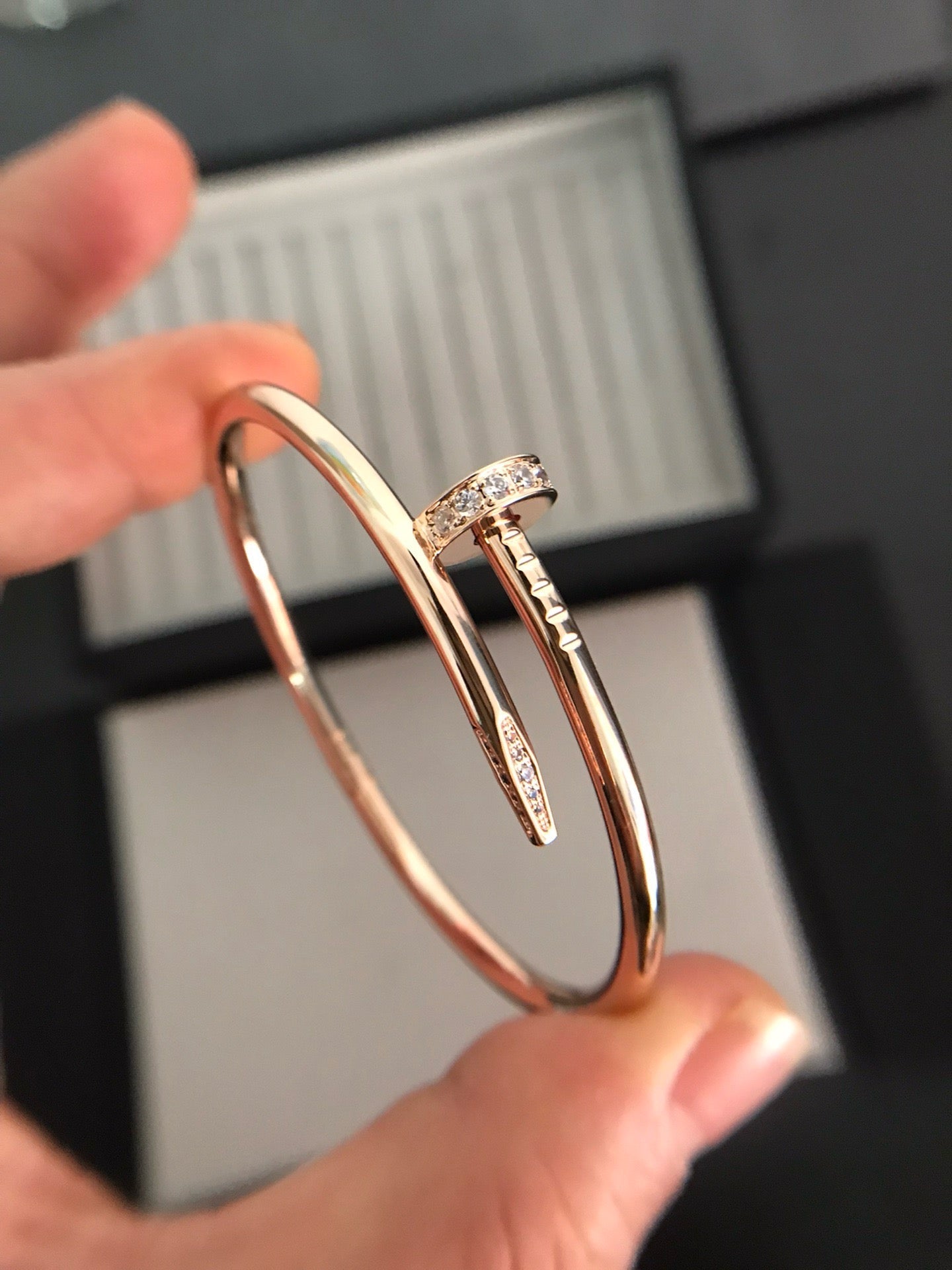 [Vicky]JUSTE ARMBAND 3,5MM DIAMANTEN