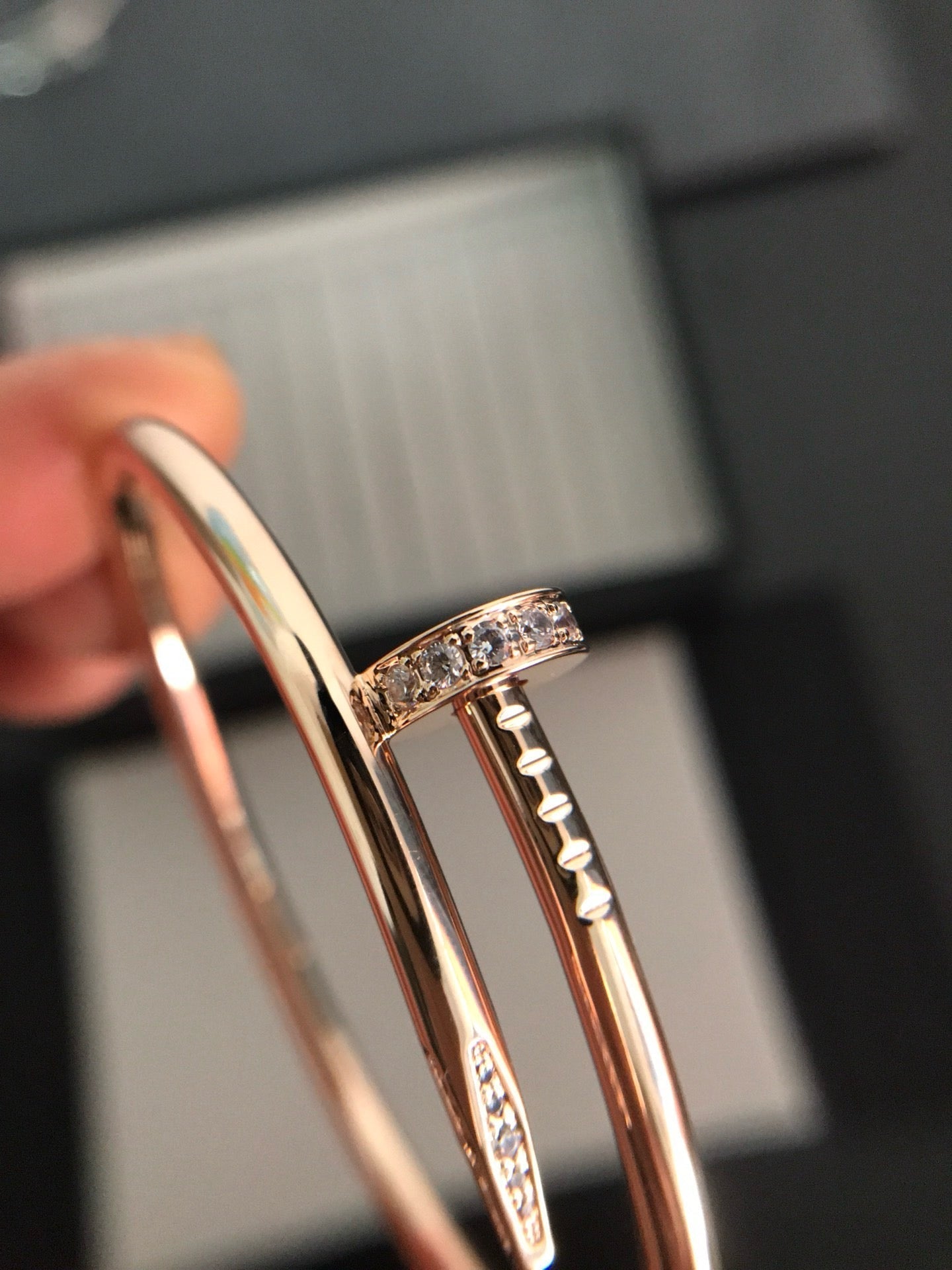 [Vicky]JUSTE ARMBAND 3,5MM DIAMANTEN