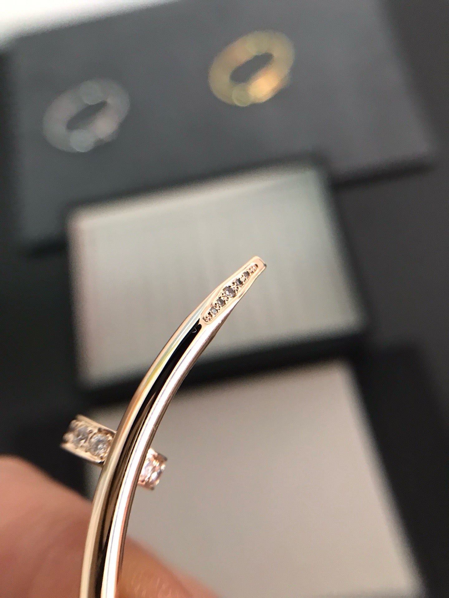 [Vicky]JUSTE ARMBAND 3,5MM DIAMANTEN