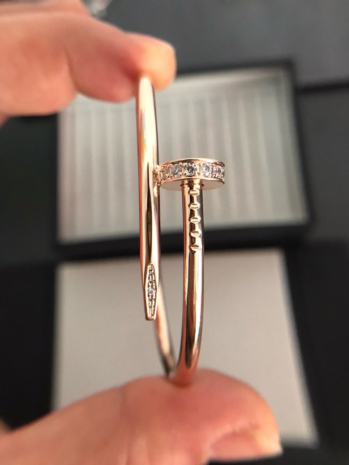 [Vicky]JUSTE ARMBAND 3,5MM DIAMANTEN