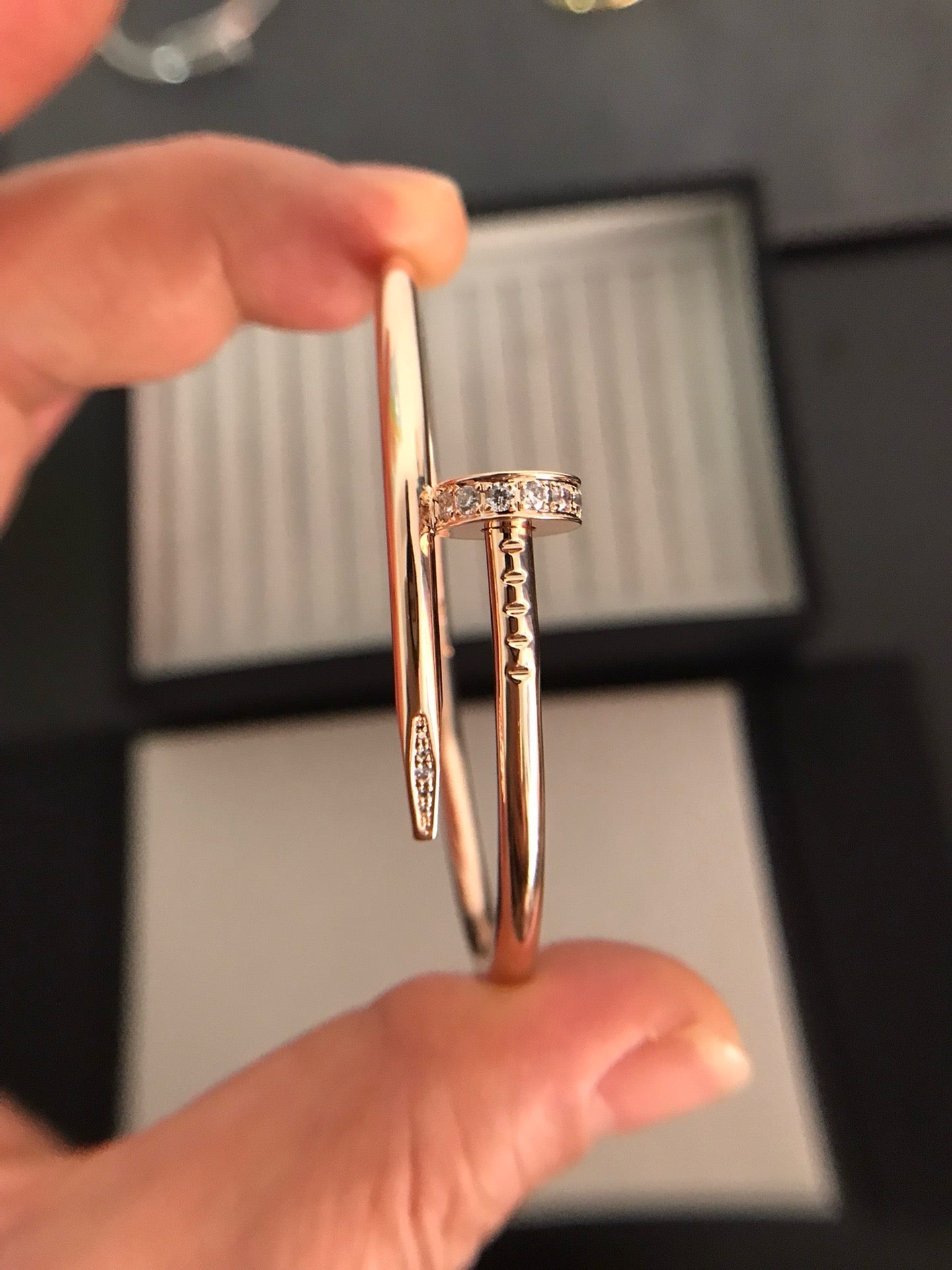 [Vicky]JUSTE ARMBAND 3,5MM DIAMANTEN