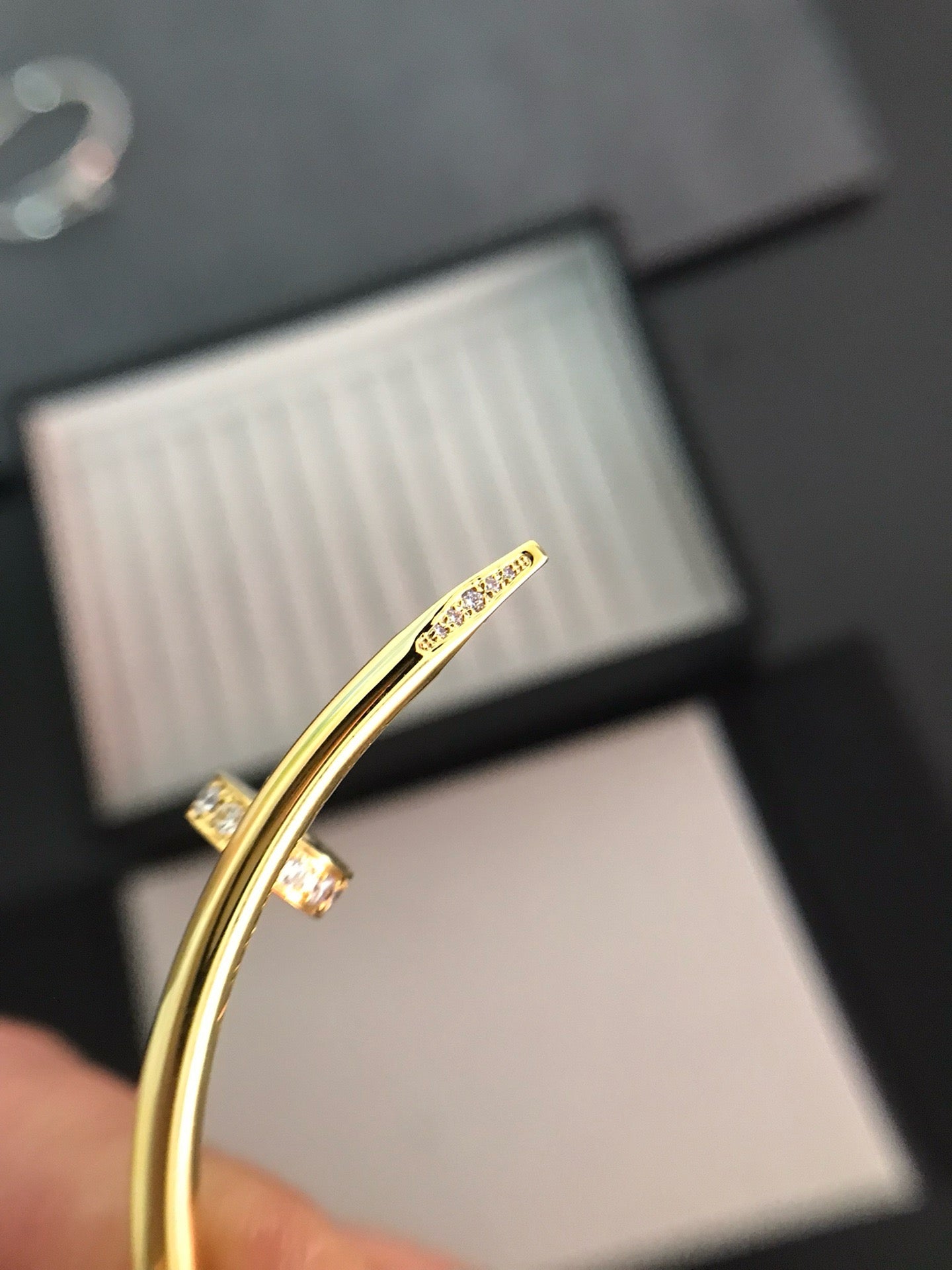 [Vicky]JUSTE ARMBAND 3,5MM DIAMANTEN
