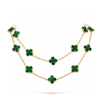 [Royal&Vicky]CLOVER 20 MOTIFS MALACHITE GOLD
