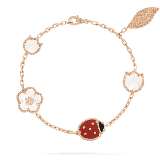 [Vicky]LUCKY SPRING 5 MOTIF BRACELET