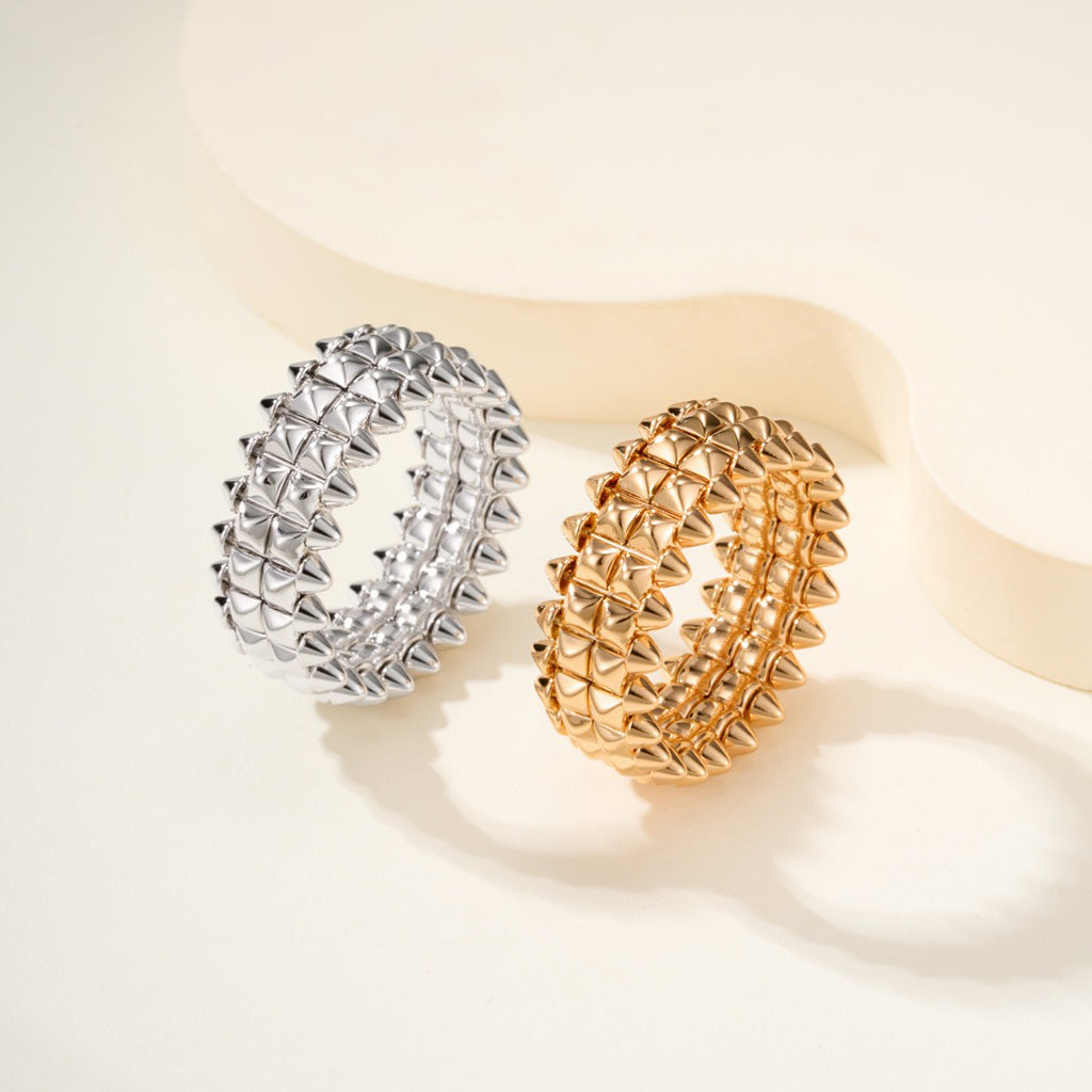 [Royal&Vicky]CLASH 9.2MM DOUBLE ROW RING