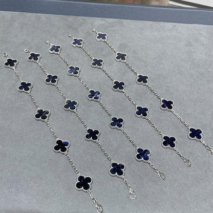 [Vicky]CLOVER 5 MOTIF PIETERSITE BRACELET COLLECTION