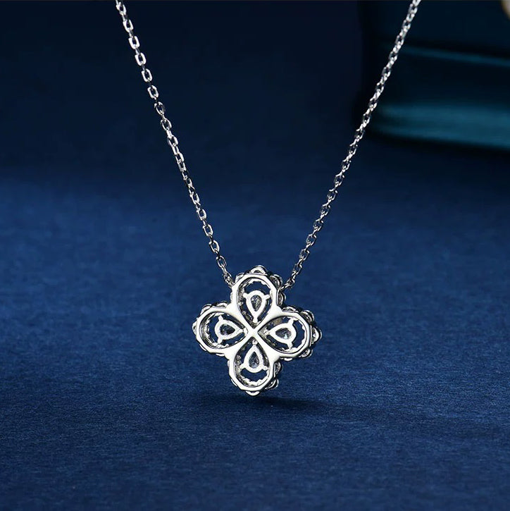[Vicky]LOOP NECKLACE FULL MOTIF DIAMOND 16MM MULTIPLE COLORS