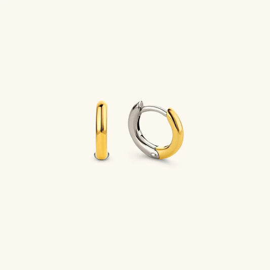 [Royal Vicky]Ingrid Two Tone Hoop Earring