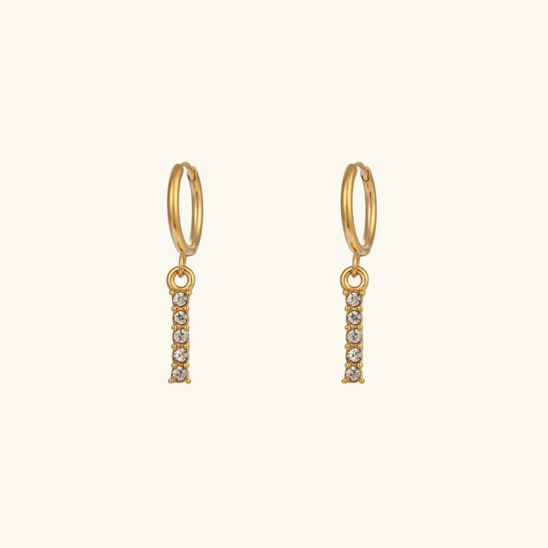 [Royal Vicky]Wilhemina Initial Letter Earrings