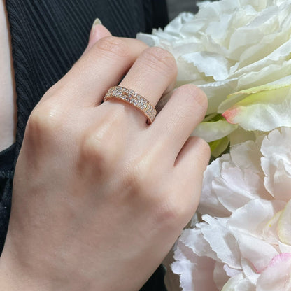 [Vicky]KELLY ROSÉGOLD-DIAMANTRING
