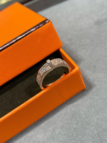 [Vicky]KELLY ROSÉGOLD-DIAMANTRING