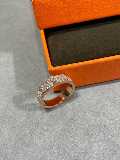 [Vicky]KELLY ROSÉGOLD-DIAMANTRING
