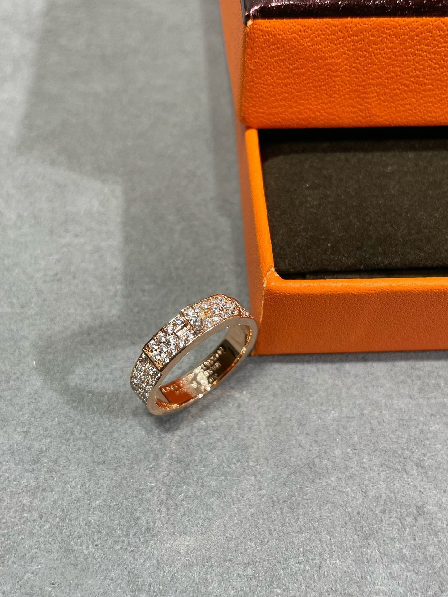 [Vicky]KELLY ROSÉGOLD-DIAMANTRING