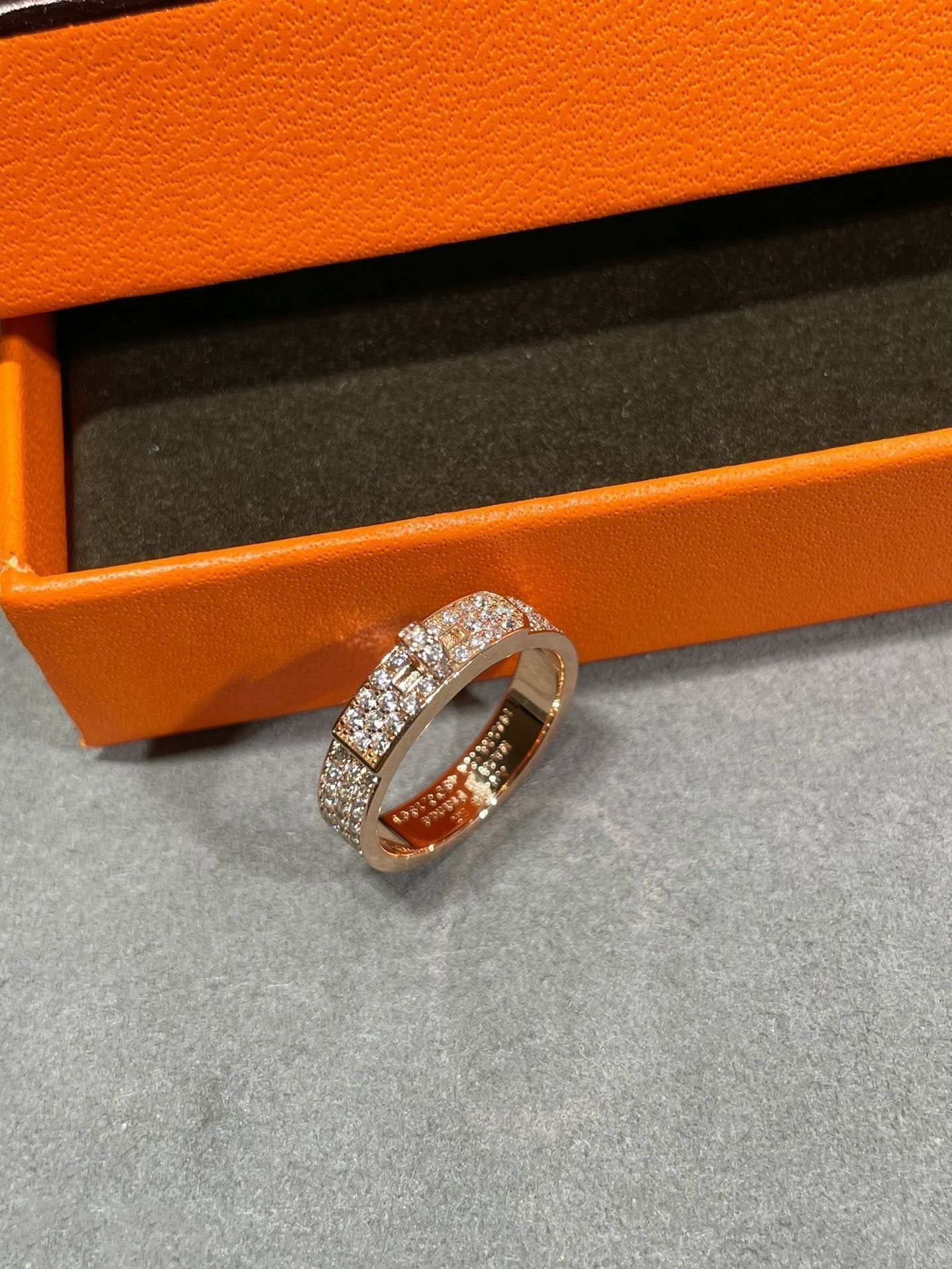 [Vicky]KELLY ROSÉGOLD-DIAMANTRING