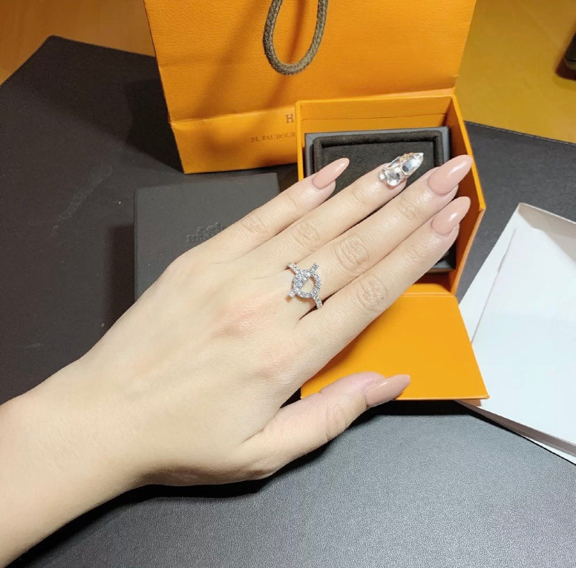 [Vicky]ECHAPPEE RING SILBER DIAMANT