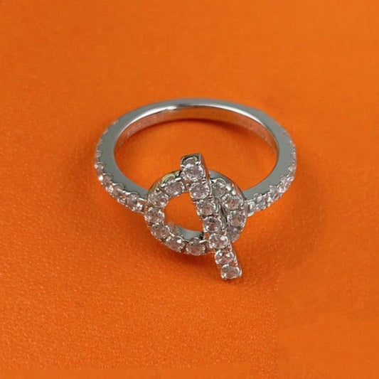 [Vicky]ECHAPPEE RING SILBER DIAMANT