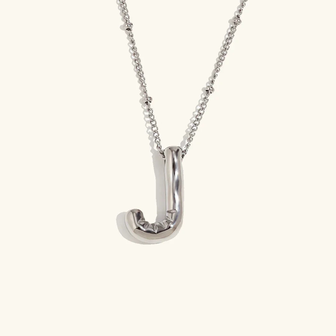 [Royal Vicky]Balloon Gold Initial Necklace