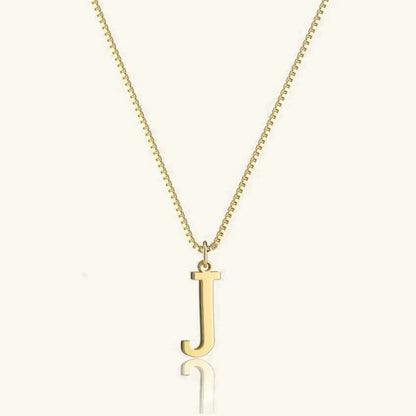 [Royal Vicky]Therese Letter Initial Gold Necklace