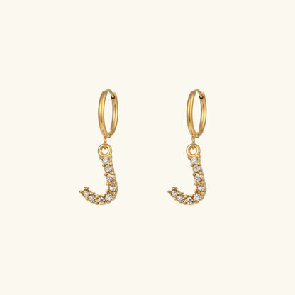 [Royal Vicky]Wilhemina Initial Letter Earrings