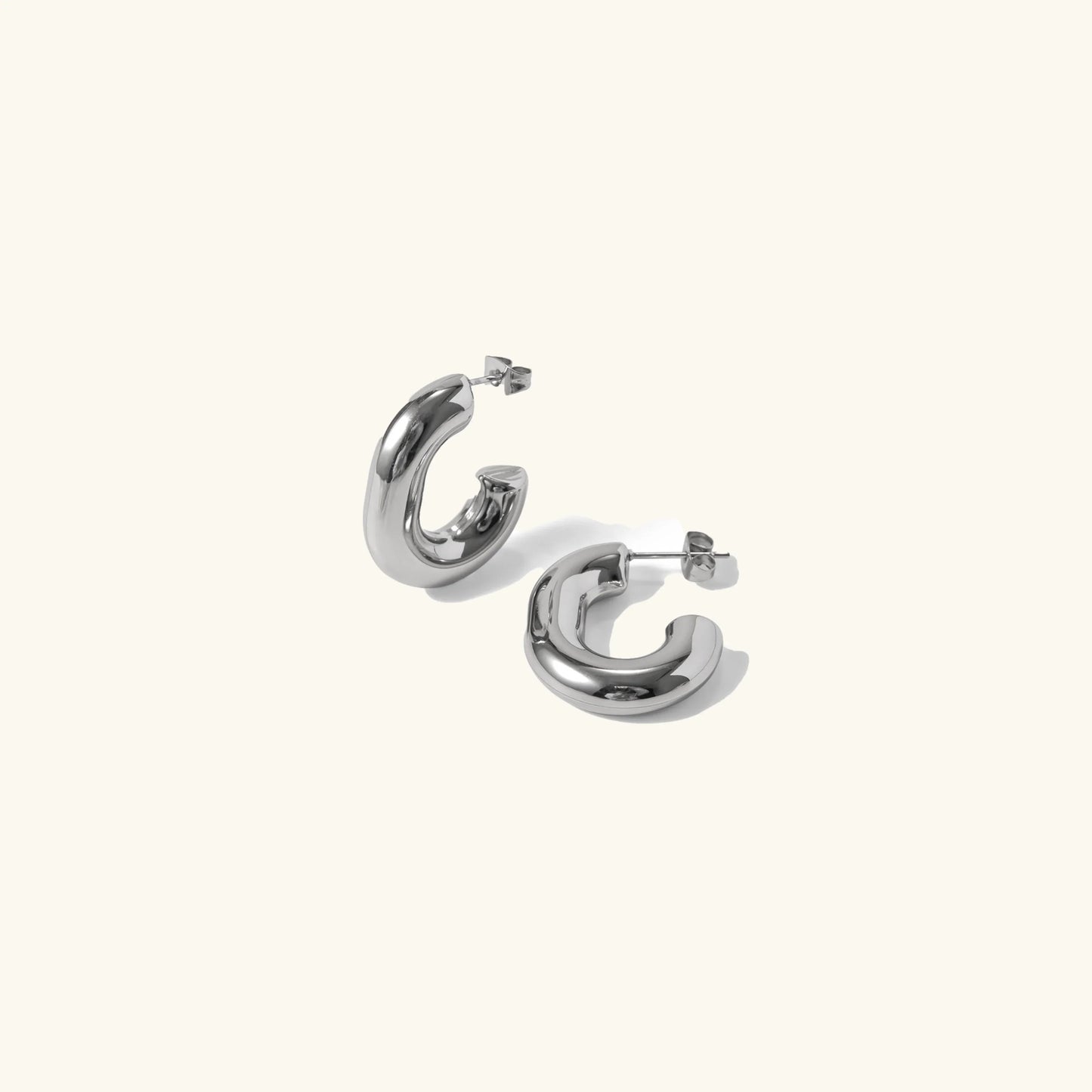 [Royal Vicky]Alera Silver Hoops