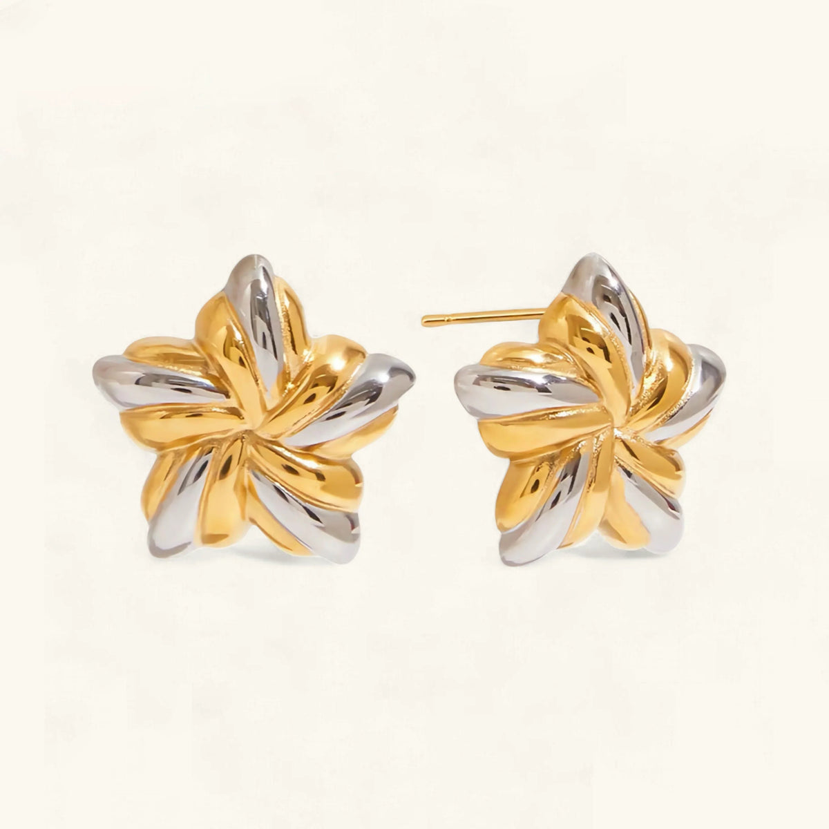 [Royal&Vicky]Thymes Gold Star Earrings